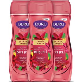 Duru Lux Perfumes 3x450 ml Jasmin & Amber Duş Jeli