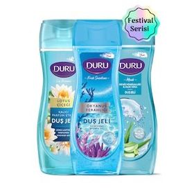 Duru Lux Perfumes Lotus Çiçeği 3x450 ml Duş Jeli