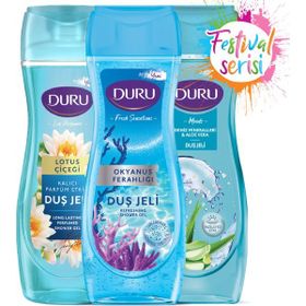 Duru Lux Perfumes Lotus Çiçeği 3x450 ml Duş Jeli
