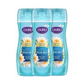 Duru Lux Perfumes Lotus Çiçeği 3x450 ml Duş Jeli
