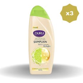 Duru Misket Limonu Yağlı Saçlar 3x500 ml Şampuan