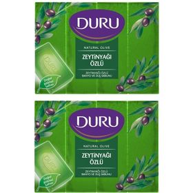 Duru Natural Olive Zeytinyağı Özlü 2x600 gr Duş Sabunu