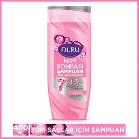 Duru Nem Bombası Güçlü & Parlak 400 ml Şampuan