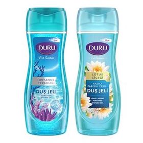 Duru Okyanus Ferahlığı 650 ml Duş Jeli + 650 ml Lotus Çiçeği Duş Jeli