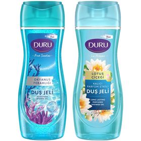 Duru Okyanus Ferahlığı 650 ml Duş Jeli + 650 ml Lotus Çiçeği Duş Jeli