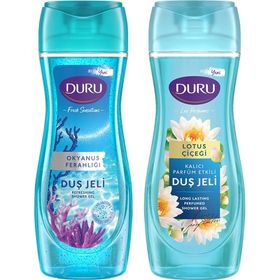 Duru Okyanus Ferahlığı 650 ml Duş Jeli + 650 ml Lotus Çiçeği Duş Jeli