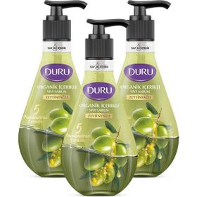 Duru Organik İçerikli 3x500 ml Zeytinyağlı Sıvı Sabun
