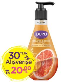Duru Organik İçerikli 500 ml Mandalina & Greyfurt Sıvı Sabun