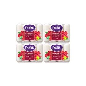 Duru Saf Doğal Kaynaklı Gül 16 Adet 4x280 gr Güzellik Sabunu