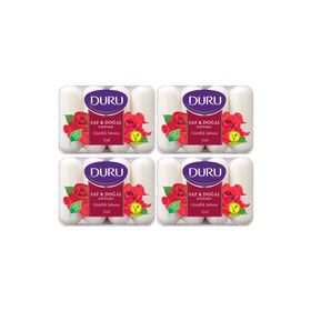 Duru Saf Doğal Kaynaklı Gül 16 Adet 4x280 gr Güzellik Sabunu