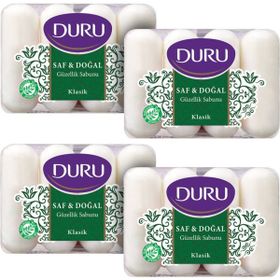 Duru Saf Doğal Kaynaklı Klasik 16 Adet 4x280 gr Güzellik Sabunu