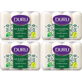Duru Saf Doğal Kaynaklı Klasik 16 Adet 4x280 gr Güzellik Sabunu