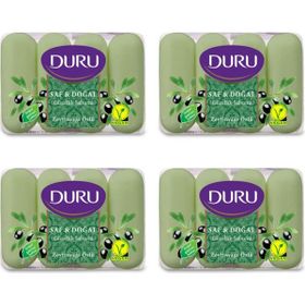 Duru Saf Doğal Kaynaklı Zeytinyağı Özlü 16 Adet 4x280 gr Güzellik Sabunu