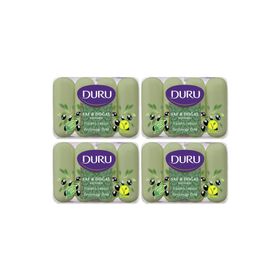 Duru Saf Doğal Kaynaklı Zeytinyağı Özlü 16 Adet 4x280 gr Güzellik Sabunu