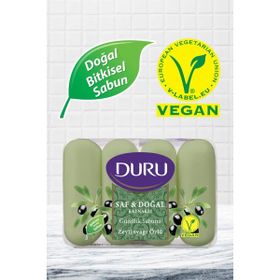 Duru Saf Doğal Kaynaklı Zeytinyağı Özlü 16 Adet 4x280 gr Güzellik Sabunu