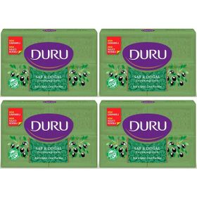Duru Saf Doğal Zeytinyağı Özlü 16'lı 4 x 600 gr Yeşil Kalıp Sabun