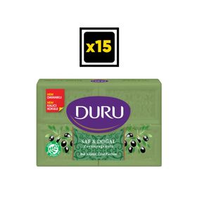 Duru Saf Doğal Zeytinyağlı 15x600 gr Kalıp Sabun
