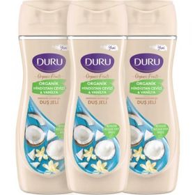 Duru Vanilya Hindistan Cevizi 3x450 ml Duş Jeli
