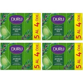 Duru Zeytin Yağı Özü 5x150 gr x 4 Adet Duş Sabun