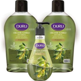Duru Zeytinyağlı 1,5 lt + 1,5 lt + 500 ml Sıvı Sabun
