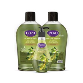 Duru Zeytinyağlı 1,5 lt + 1,5 lt + 500 ml Sıvı Sabun