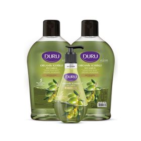Duru Zeytinyağlı 1,5 lt + 1,5 lt + 500 ml Sıvı Sabun