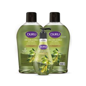 Duru Zeytinyağlı 1,5 lt + 1,5 lt + 500 ml Sıvı Sabun