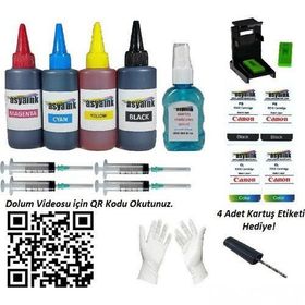 Duruink Canon PG46 CL56 4x100 ml Kartuş Mürekkep Dolum Seti