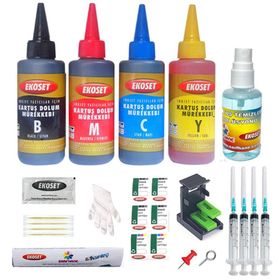Duruink Canon PG46 CL56 4x100 ml Kartuş Mürekkep Dolum Seti