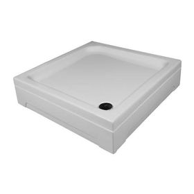 Durul 100x90 cm Dikdörtgen 5 mm Şeffaf Siyah Profil Teknesiz Duşakabin