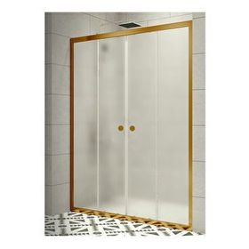 Durul 4 mm 188 cm Altın Buzlu H180 Duşakabin