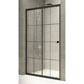 Durul AIDA5SSK Siyah Çizgi 5 mm 190 cm Şeffaf Cam Duşakabin