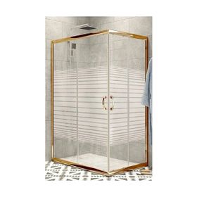Durul Altın Profil 5 mm 70x100 cm Teknesiz Duşakabin
