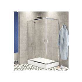 Durul Dikdörtgen Çizgili Duş Teknesiz 120 cm 90x120 cm Duşakabin