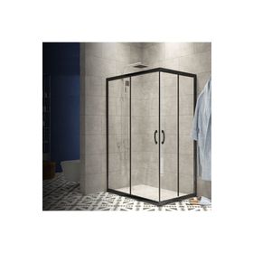 Durul Dikdörtgen Çizgili Duş Teknesiz 120 cm 90x120 cm Duşakabin