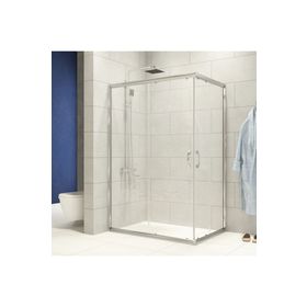 Durul Dikdörtgen Çizgili Duş Teknesiz 120 cm 90x120 cm Duşakabin
