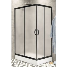 Durul Dikdörtgen Çizgili Duş Teknesiz 120 cm 90x120 cm Duşakabin