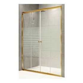 Durul H180 KA4IDAC181 4 mm Altın Çizgili 181 cm Duşakabin