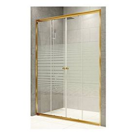Durul H180 KA4IDAC181 4 mm Altın Çizgili 181 cm Duşakabin