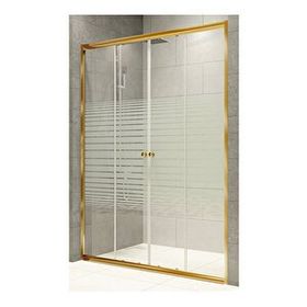Durul H180 KA4IDAC185 4 mm Altın Çizgili 185 cm Duşakabin