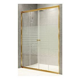 Durul H180 KA4IDAC190 4 mm Altın Çizgili 190 cm Duşakabin