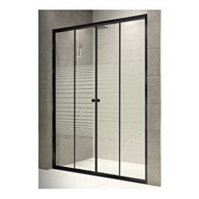 Durul H180 KİDA4MMT171 4 mm Siyah Çizgi 171 cm Duşakabin