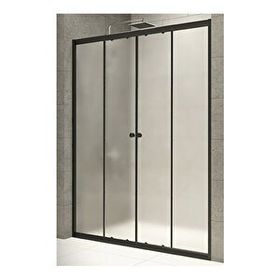Durul H180 KS4IDAB187 4 mm Siyah Buzlu 187 cm Duşakabin