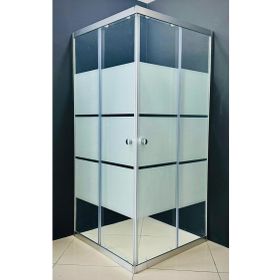 Durul Kare Kumlama Box Desen 5 mm 70x130x190 cm Duşakabin