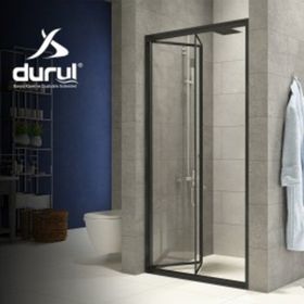 Durul KKS10 103 cm Katlanır Kapısı Şeffaf Teknesiz Duşakabin
