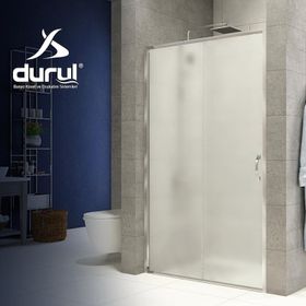 Durul Ön Cephe 5 mm Buzlu Cam H:190 cm 114 cm Duşakabin