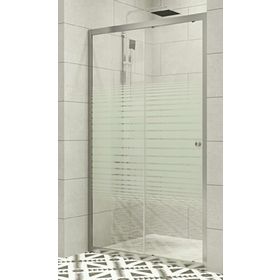 Durul Ön Cephe 5 mm Çizgili Cam H:190 cm 150 cm Duşakabin