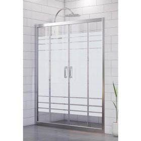 Durul Ön Cephe 5 mm Desenli Yükseklik 190 cm 119 cm Duşakabin