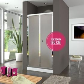 Durul Ön Cephe Katlanır 82 cm Akordion Kapı Duşakabin
