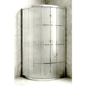 Durul Oval Kumlama Karomat Desen 5mm Yükseklik 190 cm 90x90 cm Duşakabin